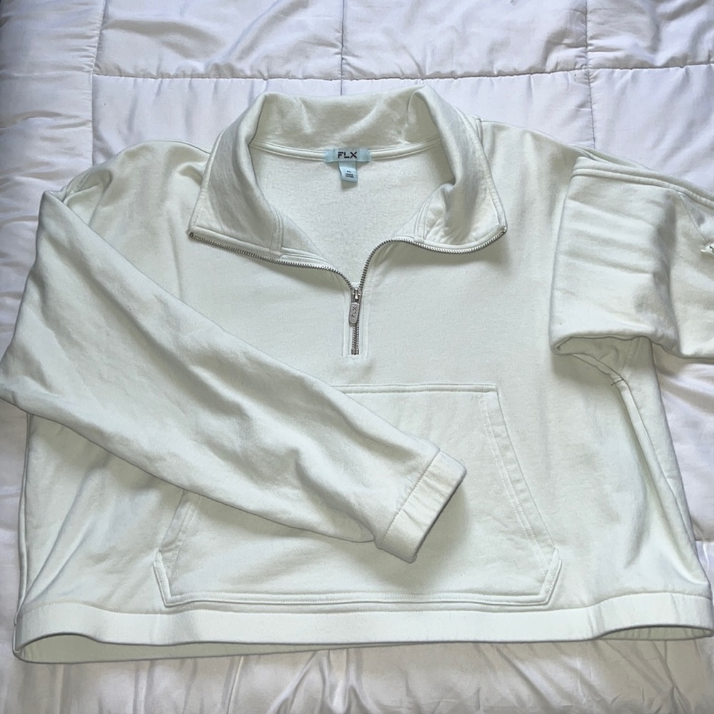 Mint colored quarter zip XL